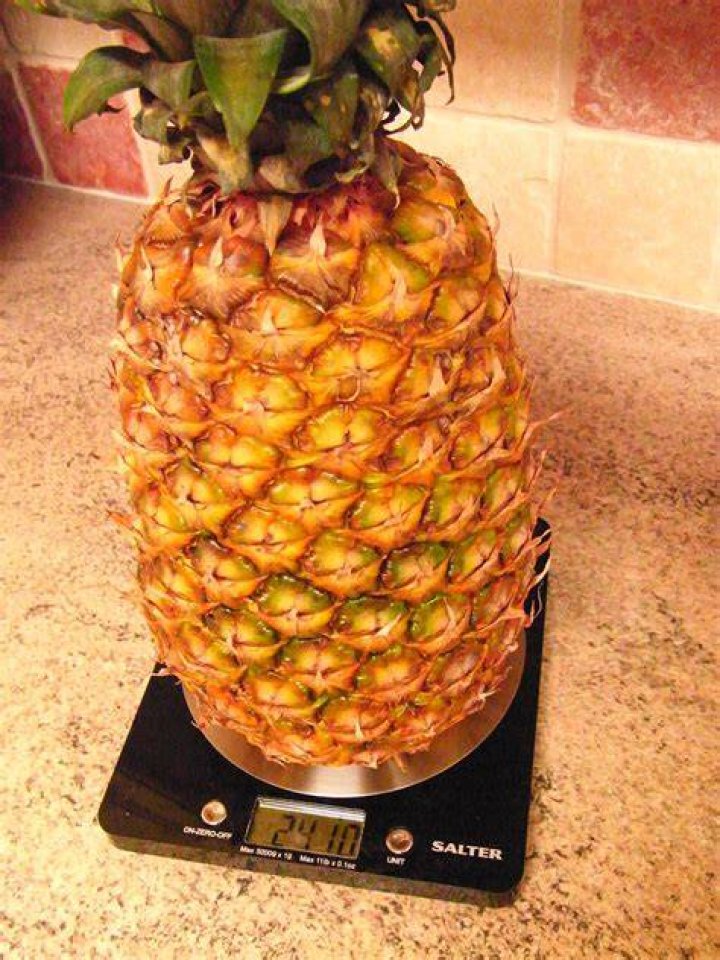 How much does a pineapple weigh?
