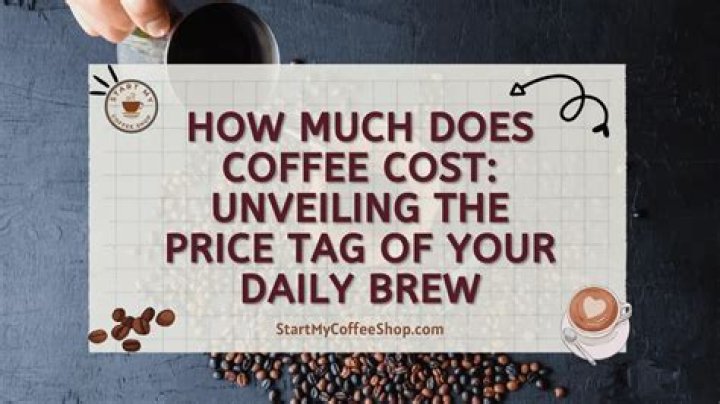 How much does a pound of coffee usually cost?