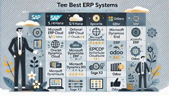 What are the top 3 ERPs?