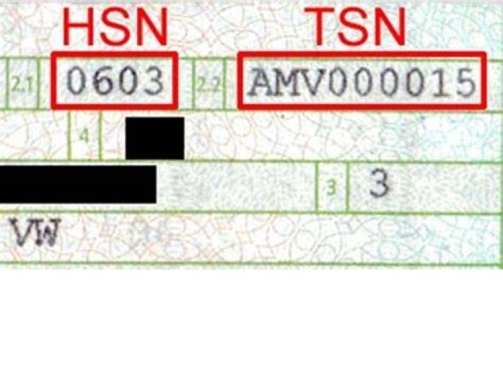 What is HSN in vehicle?