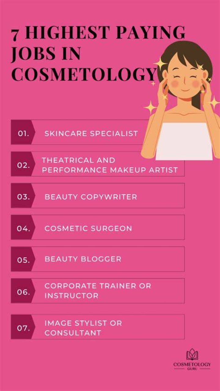 What is the highest paying cosmetology job?