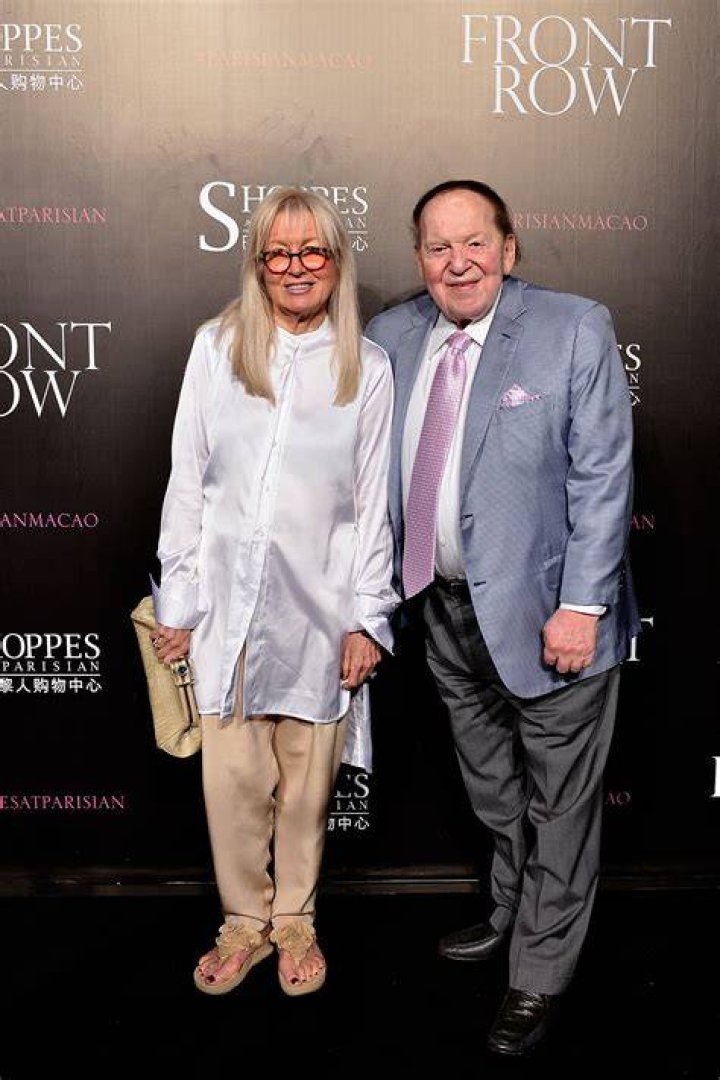 Who is Sheldon Adelson first wife?